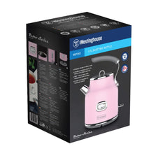 Westinghouse Waterkoker Retro Collections - 2200 W - roze - 1.7 liter - WKWKH148PK