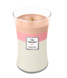 WoodWick Scented Candle Large Trilogy Blooming Orchard - 18 cm / ø 10 cm