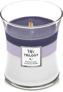 WoodWick Scented Candle Medium Trilogy Evening Luxe - 11 cm / ø 10 cm