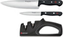 Wusthof Messen set gourmet - 3 -part (chef's knife, officees and grinding)