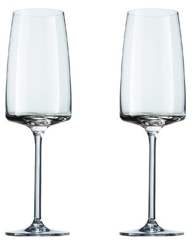 Zwiesel Glas Champagneglazen Vivid Senses Light & Fresh - 380 ml - 2 stuks