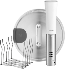 Zwilling Sous Vide Set (Sous Vide Stick, Sous Vide Rek en Sous Vide Deksel) Enfinigy - Wit - 3 delige set