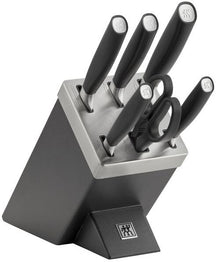 Zwilling Knife block - All Star - Stainless steel - 7 -piece - Anthracite