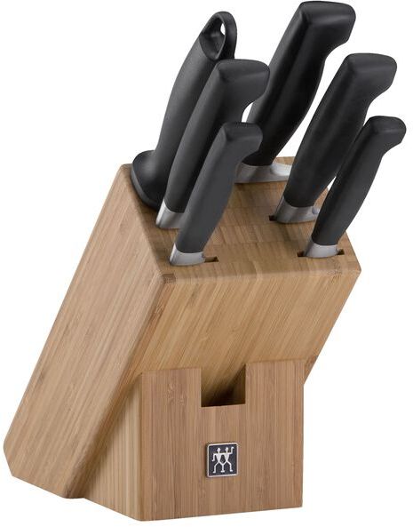 Zwilling Knife block - Four Star - Stainless steel - 7 -piece