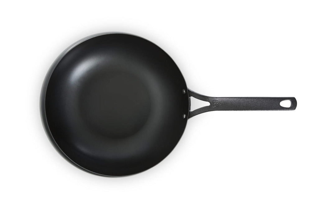 BK Wokpan / Wokarang Black Steel - ø 30 cm / 2.6 Liter - Without non-stick coating