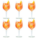 Aperol Spritz Glazen - 450 ml - 6 stuks