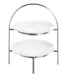 ASA Selection Etagere / Serveertoren A Table - Zilver - ø 21 cm - 2-Laags