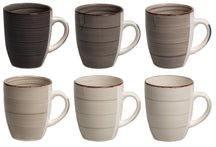 Studio Tavola Mugs Vintage Loft 350 ml - 6 Pieces