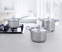 BK Cookware Set Q-linair Master Stainless Steel 4-Piece