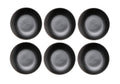 Studio Tavola Dinner Plates Black Tie ø 27 cm - 6 Pieces