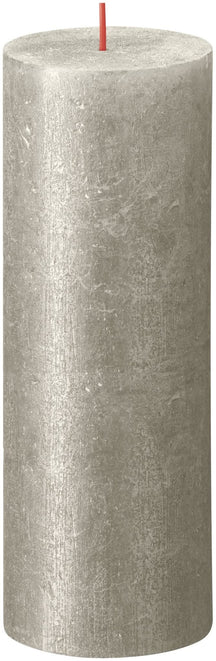 Bolsius Pillar Candle Shimmer Champagne - 19 cm / ø 7 cm