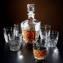 Bormioli Rocco Whiskey Set Dedalo 7-Piece