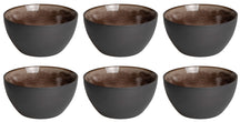 Studio Tavola Bowls Dark Brown ø 14 cm - 6 Pieces