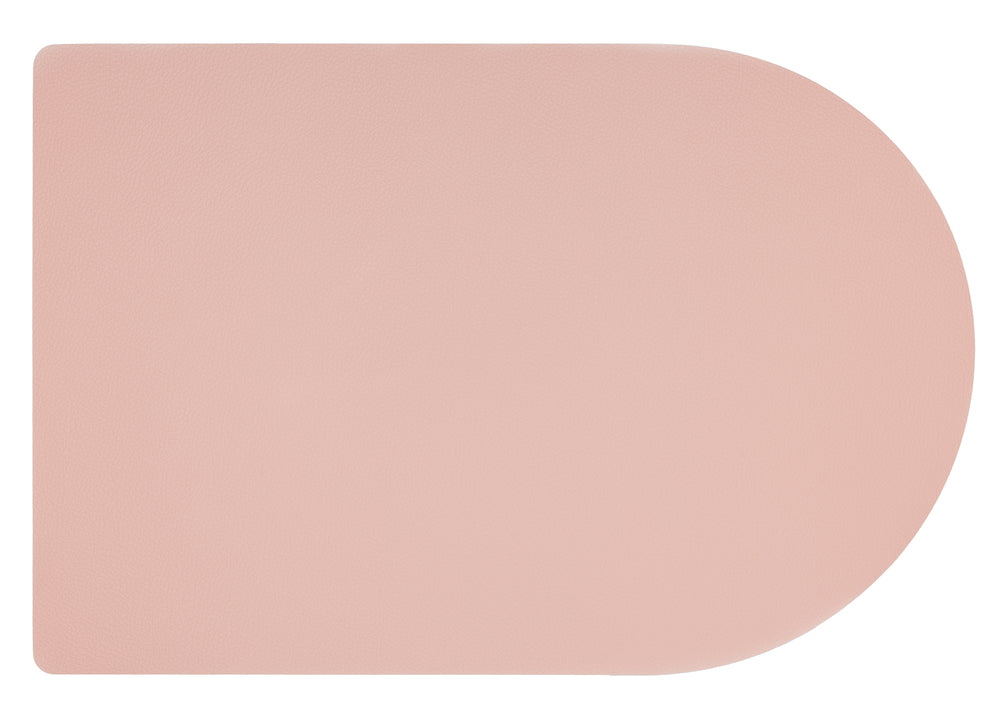 Jay Hill Placemat - Vegan leer - Grijs / Roze - Bread - dubbelzijdig - 44 x 30 cm