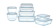 Pyrex Oven Dishes - with lid - Cook & Freeze - 8-Piece