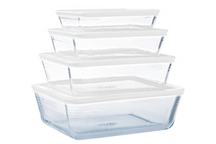 Pyrex Oven Dishes - with lid - Cook & Freeze - 8-Piece