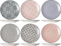 Cosy & Trendy Breakfast Plates Delirio ø 24 cm - 6 Pieces