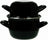 Cosy & Trendy Mussel pan - Induction Suitable - Black - Ø 24 cm / 4 liters