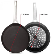 Valira Pancake Pan Aire - ø 28 cm - standard non-stick coating