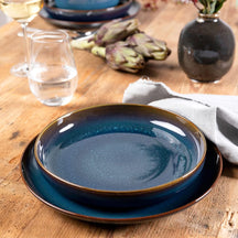 Villeroy & Boch Plate Set Crafted - Denim Blue - 4-Piece