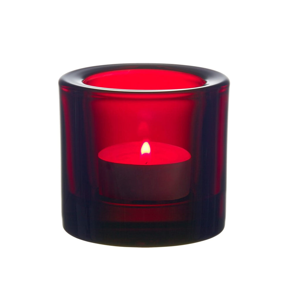 Iittala Tea light holder Kivi Cranberry 60 mm