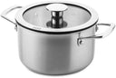 DUCQ Kookpan - Downdraft - RVS - ø 18 cm / 2 liter