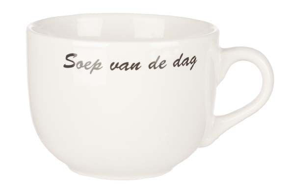 Cosy & Trendy Soepkom Soep van de Dag Wit ø 11 cm / 500 ml