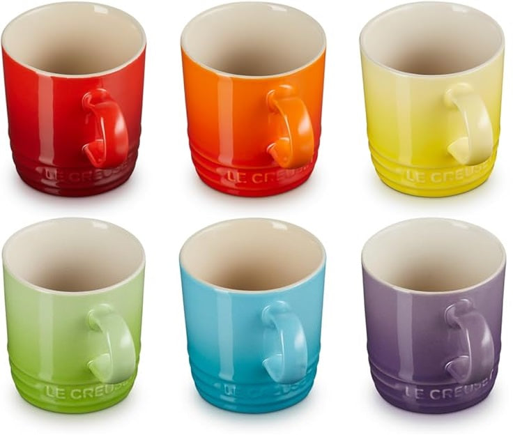 Le Creuset Espresso cups Rainbow 100 ml - 6 Pieces