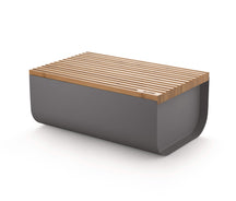 Alessi Bread Bin with Chopping Board Mattina - Dark Grey - BG03 DG - by Big-Game