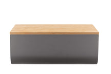 Alessi Bread Bin with Chopping Board Mattina - Dark Grey - BG03 DG - by Big-Game