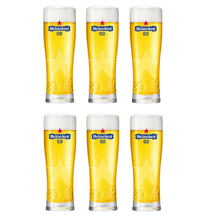 Heineken Beer Glasses 0.0 Star 250 ml - 6 Pieces