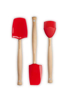 Le Creuset Spatula set - 3 pieces - Premium - Cherry Red