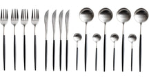 Jay Hill Cutlery Set Stainless Steel / Black - 16-Piece