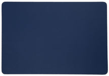 Jay Hill Placemats - Vegan leather - Grey / Blue - double-sided - 46 x 33 cm - 6 Pieces