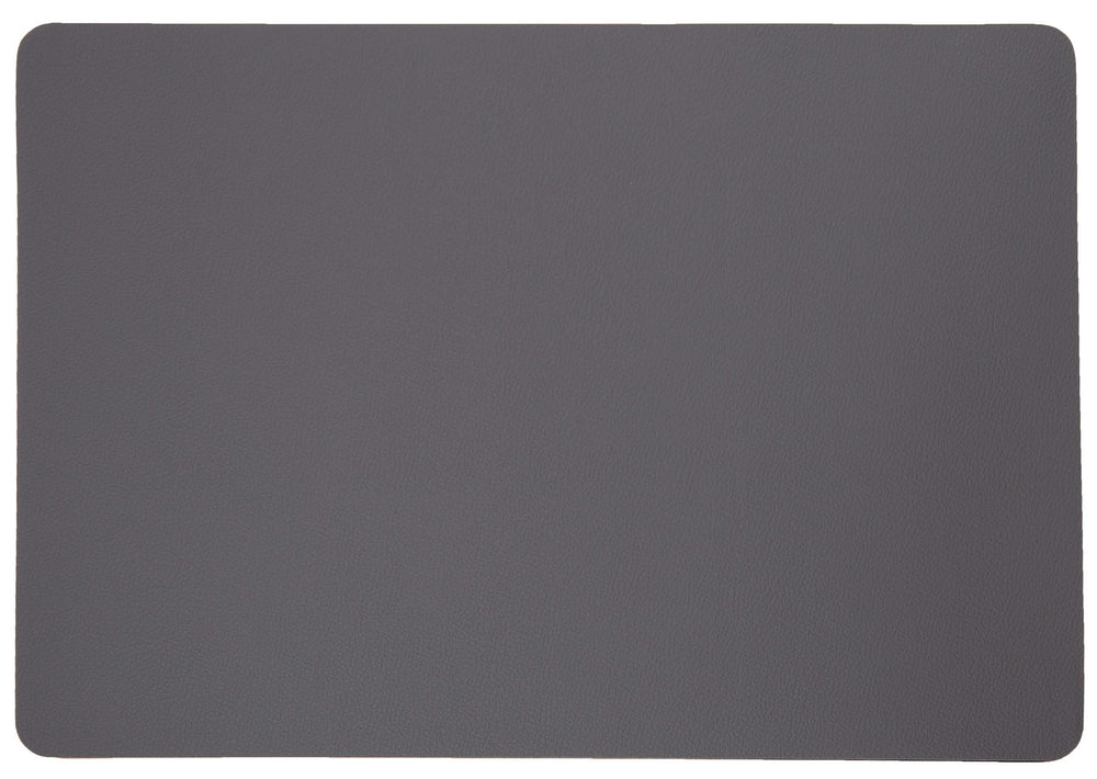 Jay Hill Placemats - Vegan leather - Gray / Pink - double-sided - 46 x 33 cm - 6 Pieces