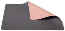 Jay Hill Placemats - Vegan leather - Gray / Pink - double-sided - 46 x 33 cm - 6 Pieces