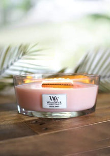 WoodWick Scented Candle Ellipse Coastal Sunset - 9 cm / 19 cm