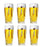 Jupiler Beer Glasses 330 ml - 6 Pieces