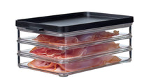 Mepal Meat Storage Box Omnia Black 3-Layers