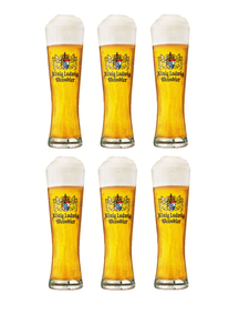 Konig Ludwig Beer Glasses Weizen 300 ml - 6 Pieces