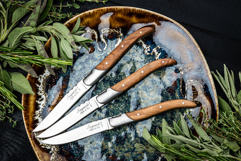 Steak knives from Laguiole Style de Vie