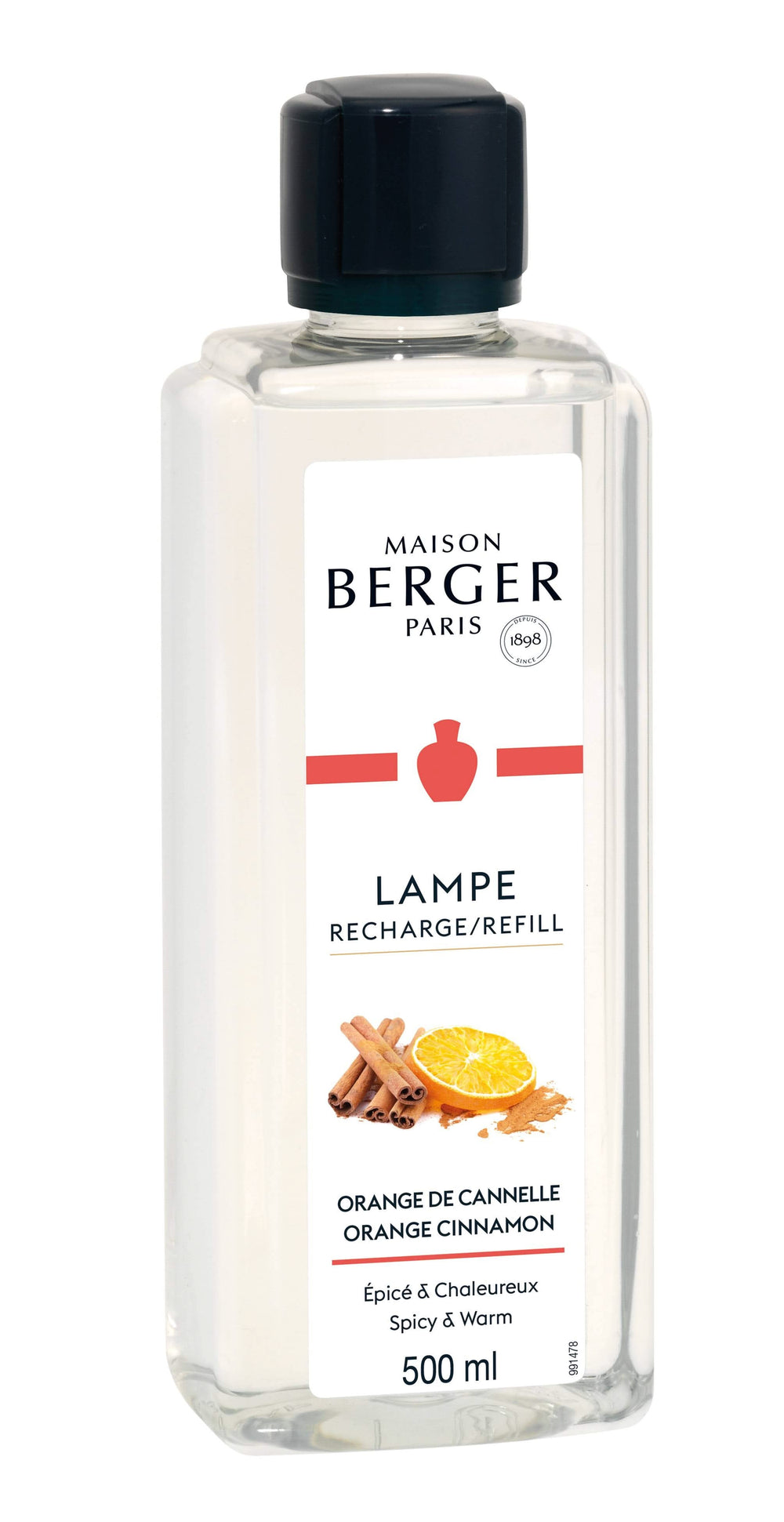 Maison Berger Navulling - voor geurbrander - Orange Cinnamon - 500 ml