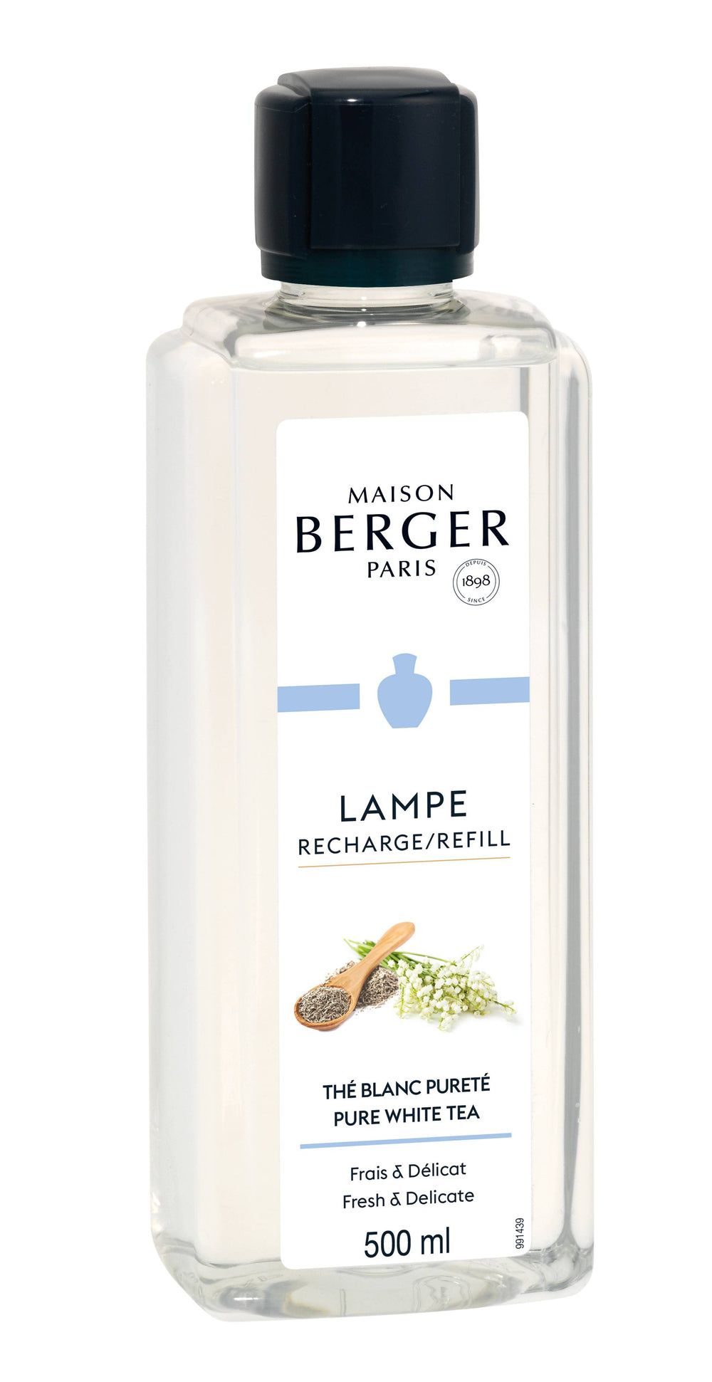 Maison Berger Navulling - voor geurbrander - Pure White Tea - 500 ml