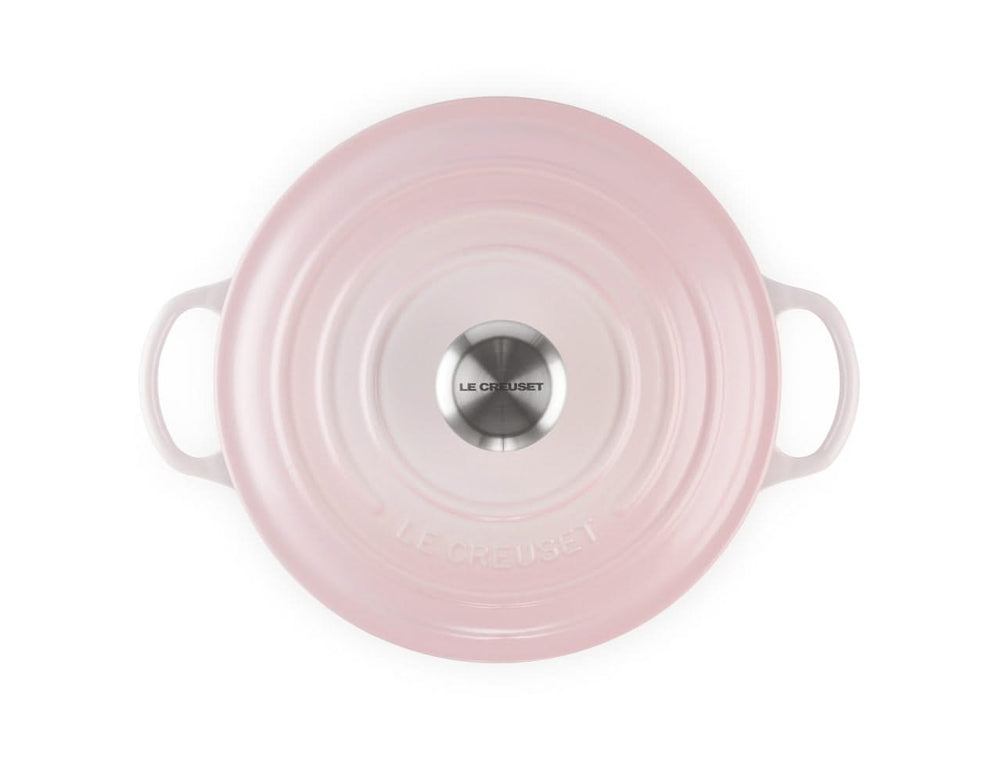 Le Creuset Braadpan Signature - Marmite - Shell Pink - ø 24 cm / 3.1 liter