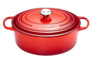 Le Creuset Casserole Oval Signature Cerise - ø 31 cm / 6.3 Liter