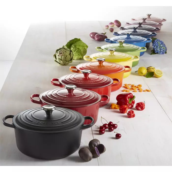 The colourful frying pans from Le Creuset!