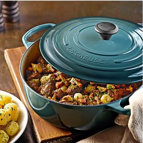 Le Creuset Casserole Signature Deep Teal - ø 24 cm / 4.2 Liter