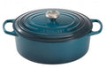 Le Creuset Casserole Oval Signature Deep Teal - ø 31 cm / 6.3 Liter