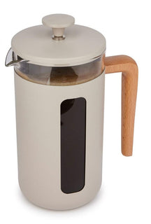 La Cafetière Cafetiere Pisa Stainless Steel / Latte Cream - 1 Liter / 7 cups