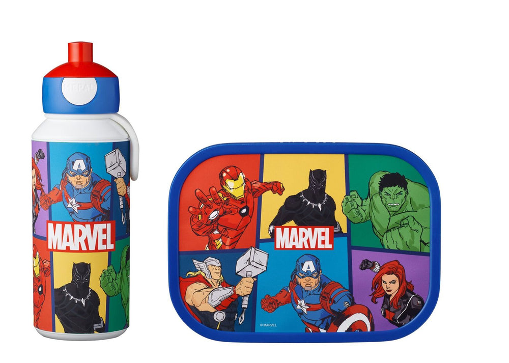 Mepal Lunchset (Schoolbeker & Lunchbox) Campus Pop-Up Avengers